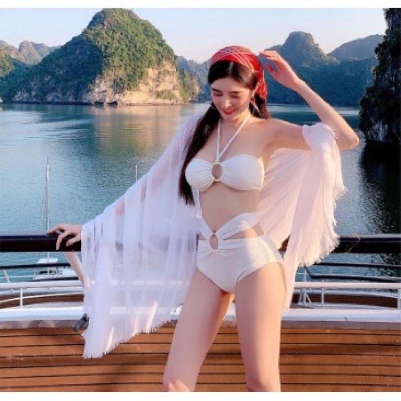 Bikini 2 mảnh phối khoen tròn