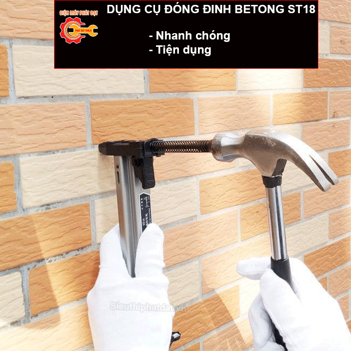 Tay cầm đóng đinh bêtông ST18