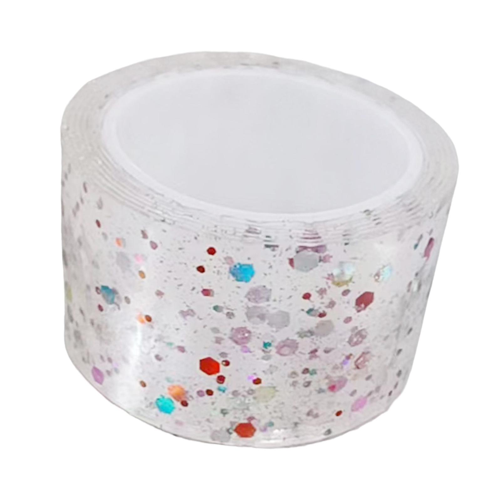Glitter Traceless Double Sided Non Marking for Classroom DIY Craft Supplies