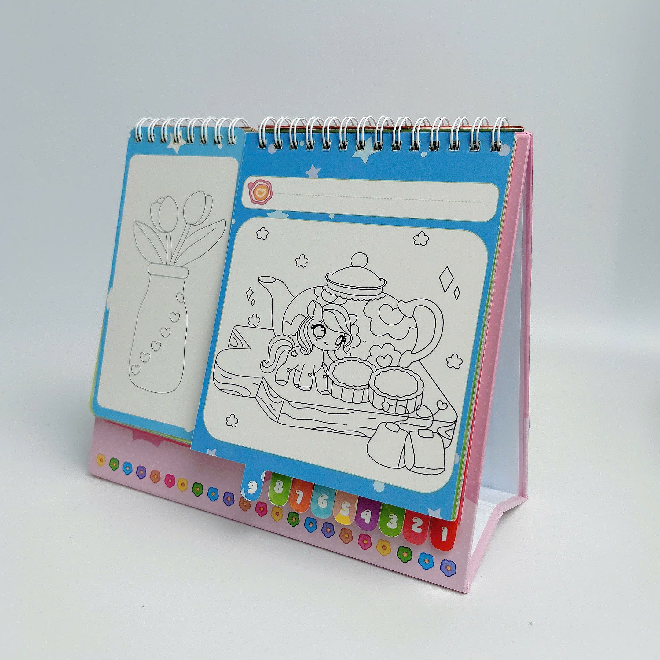 Lịch Để Bàn 2026 Tô Màu - The Garden Of Time - Tặng Sticker Trang Trí - ABBOOKS