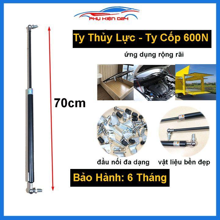 Ty thủy lực, tay nâng thanh chống cửa ty công nghiệp chịu lực 600N-60kg dài 70cm