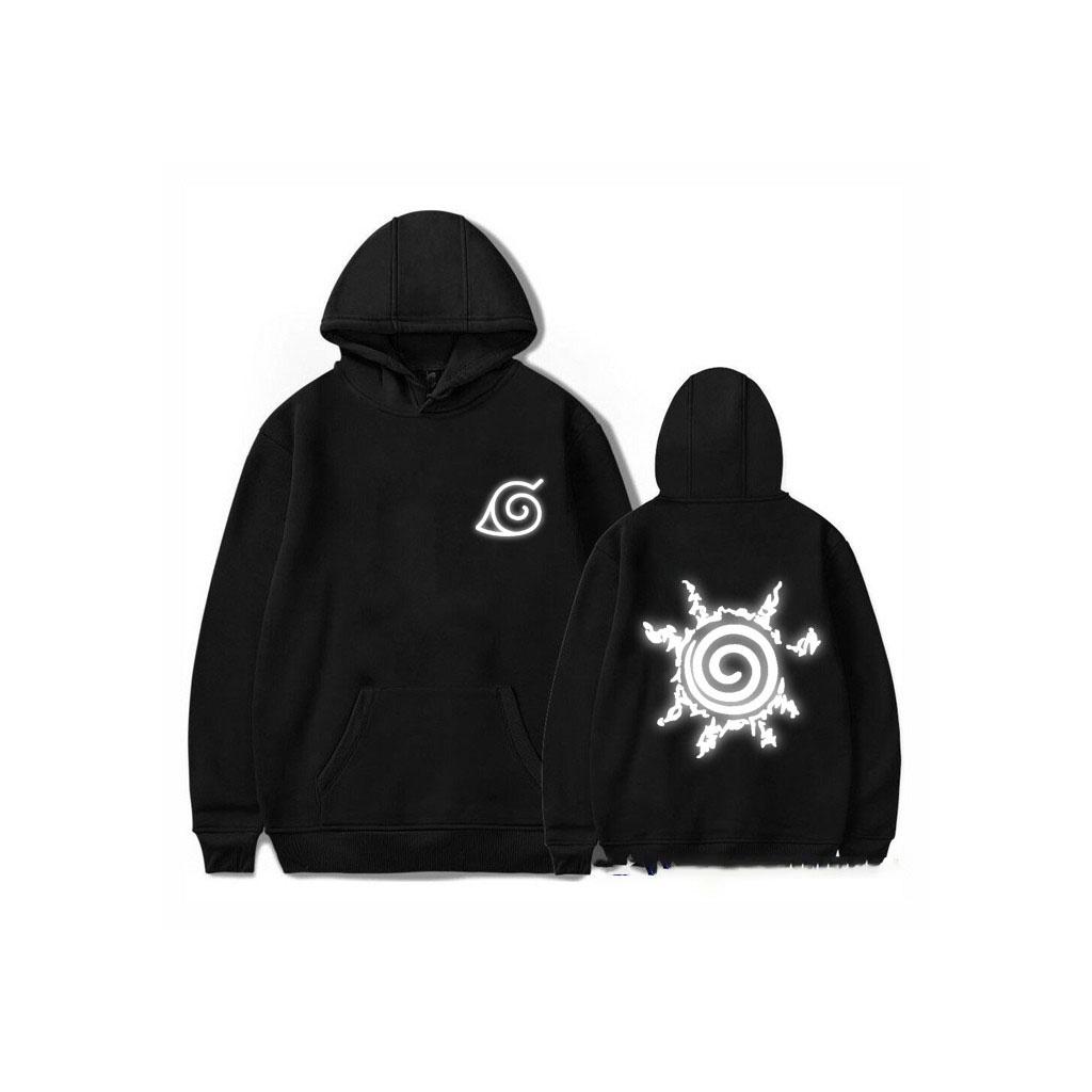 áo HOODIE Naruto phản quang, hoodie Naruto,gia tộc Uchiha, Uzumaki, Hyuga, tổ chức akatsuki