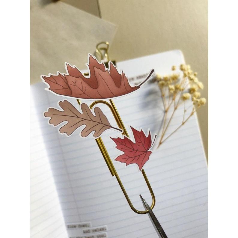 Sticker sheet autumn leaves - chuyên dán, trang trí sổ nhật kí, sổ tay | Bullet journal sticker - stc014