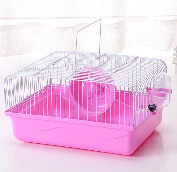 Lồng Nuôi Hamster 30cm Có Kèm Wheel Bình Nước Máng Ăn