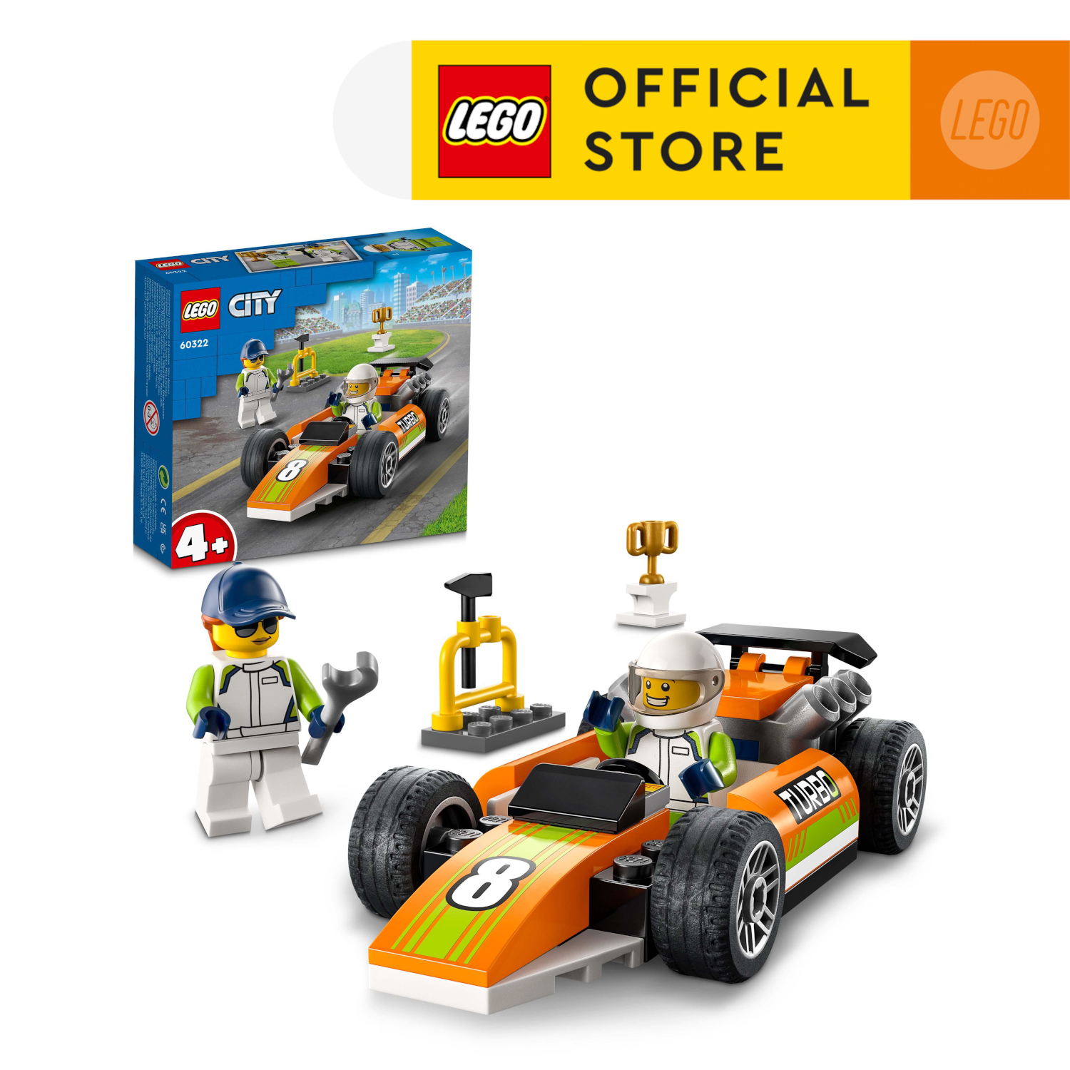 LEGO City 60322 Xe đua tốc độ (46 chi tiết)