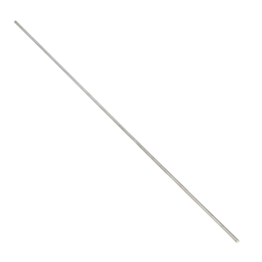 50 cm x 6063 Hợp Kim Nhôm Tròn Chắc Chắn Cần Thanh Trục, Diam. 3mm