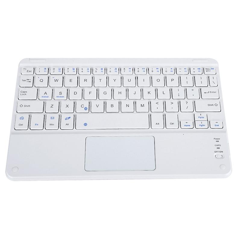 Bluetooth Không Dây-Tương Thích Bàn Phím Có Bàn Di Chuột Máy Tính Bảng Sạc Đa Năng Bàn Phím Cho Android IOS Điện Thoại Windows