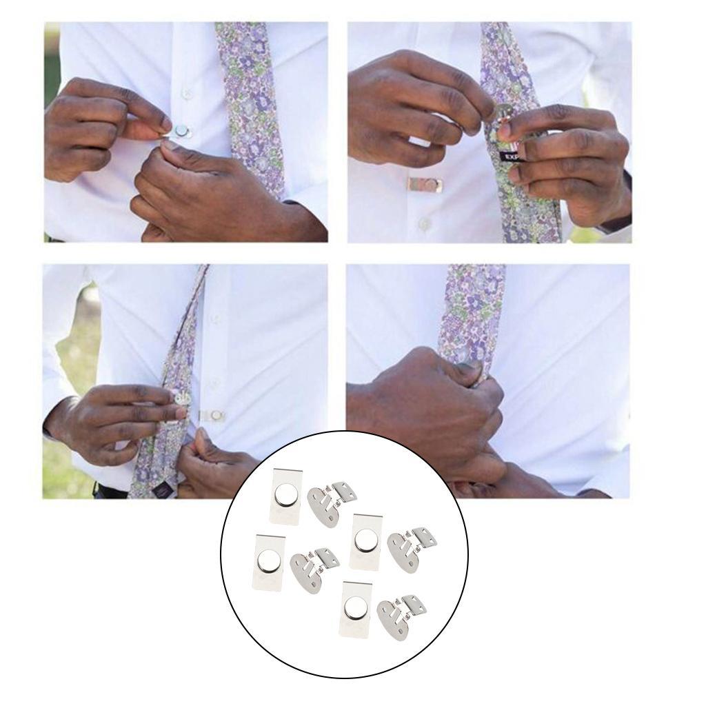 8X Tie Anti-floating Anti- Holder For Men Gift