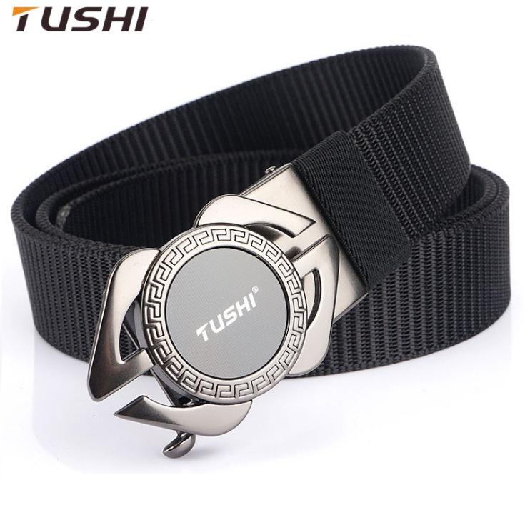 Thắt lưng Nam vải dù_siêu bền_Tushi, Thắt lưng lính_vải bố_khóa cài tự động cao cấp tiện lợi, sang trọng