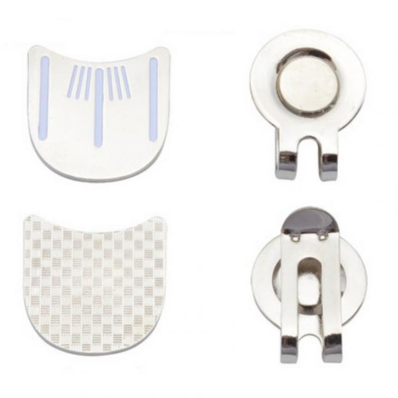 2x Golf Hat Clip  Marker Putt Alignment Tool Marker