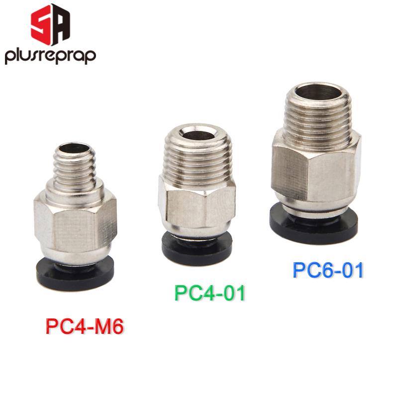 Khí Nén Kết Nối Máy Đùn Bowden Đầu J Hotend Cho OD 4Mm Hoặc 6Mm PTFE Ống Khớp Nối Nhanh J-Đầu Phụ Kiện 3D Máy In Các Bộ Phận