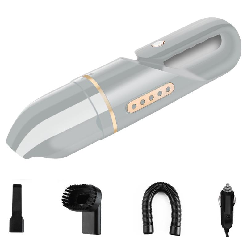 USB Rechargeable Handheld Mini Vacuum Cleaner Car Cleaning Kit with 120W 4500PA Strong Suction for Home and Car