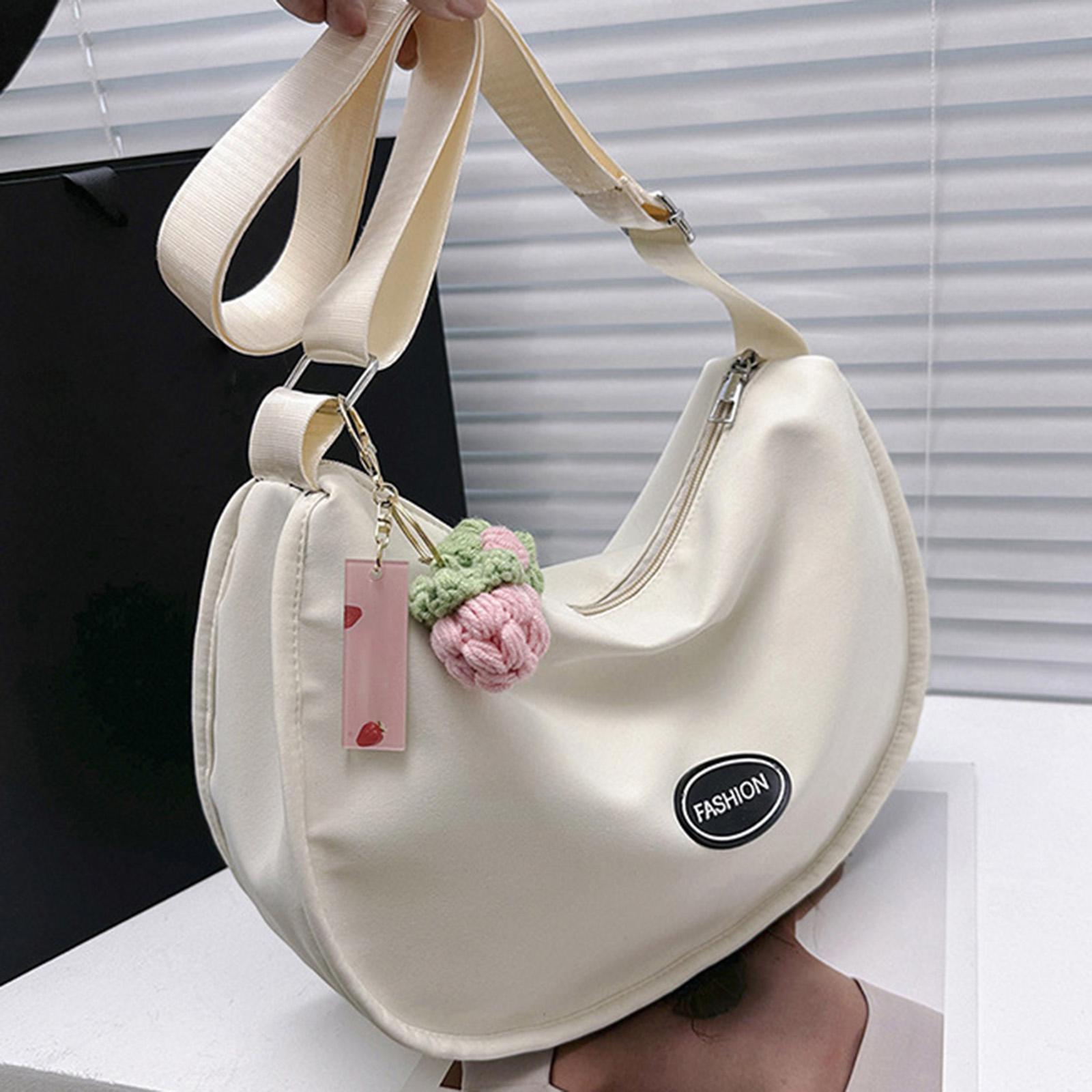 Large Capacity Crossbody Bag Shoulder Bag Casual Handbag Zipper Men Women Canvas Bag Pouch for Trekking Fishing Hiking Outdoor Sports Travel