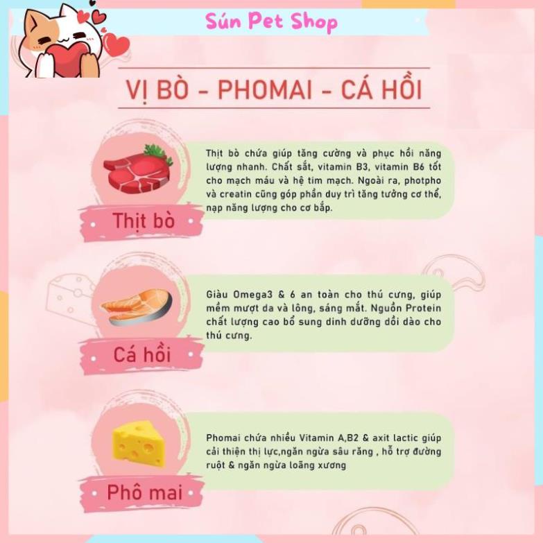 Hạt Captain cho chó - Hạt thức ăn cho cún cưng mix thịt bò, cá hồi và phomai