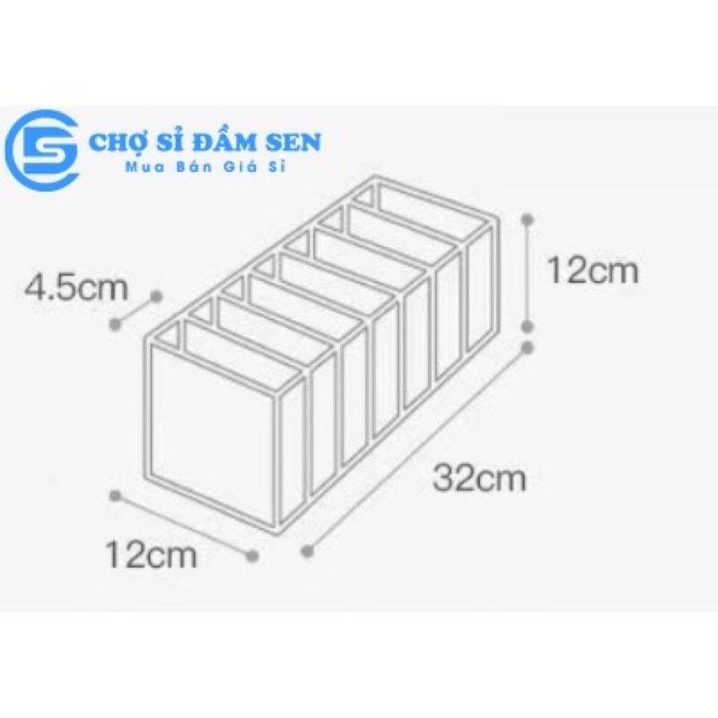 Túi Đựng Quần Áo Chia Ngăn ANHOME, Hộp Xếp Quần Áo Đồ Lót Tiện Ích 7 Ngăn Tiện Lợi Giá Rẻ