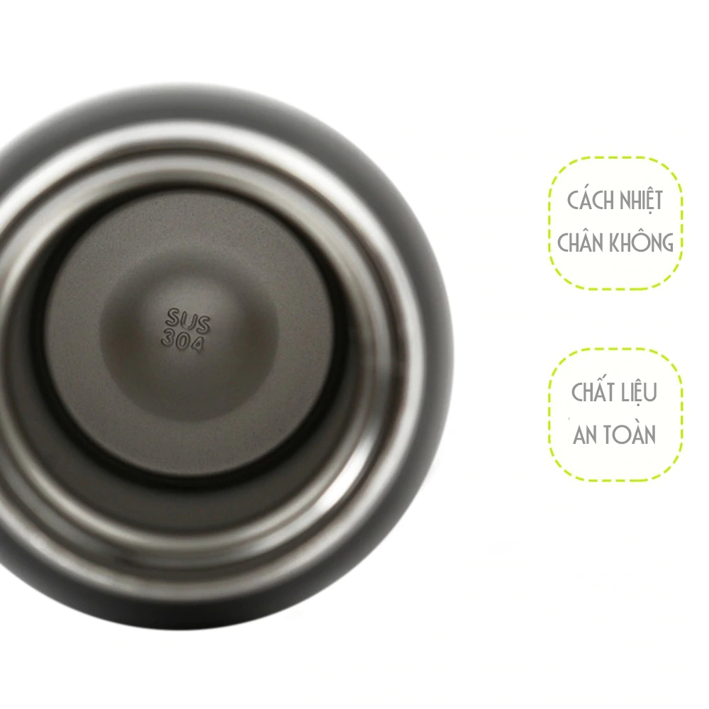 [Mẫu mới] Bình Đựng Nước Thể Thao Giữ Nhiệt Inox Không Gỉ 304 ESL-053 650ml Gắn Trên Xe Đạp/ Ô tô/ Xe Hơi Có Ống Hút - Mai Lee
