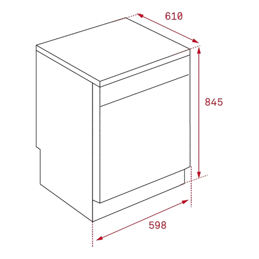 Máy Rửa Chén Teka LP9-850 - Hàng Chính Hãng