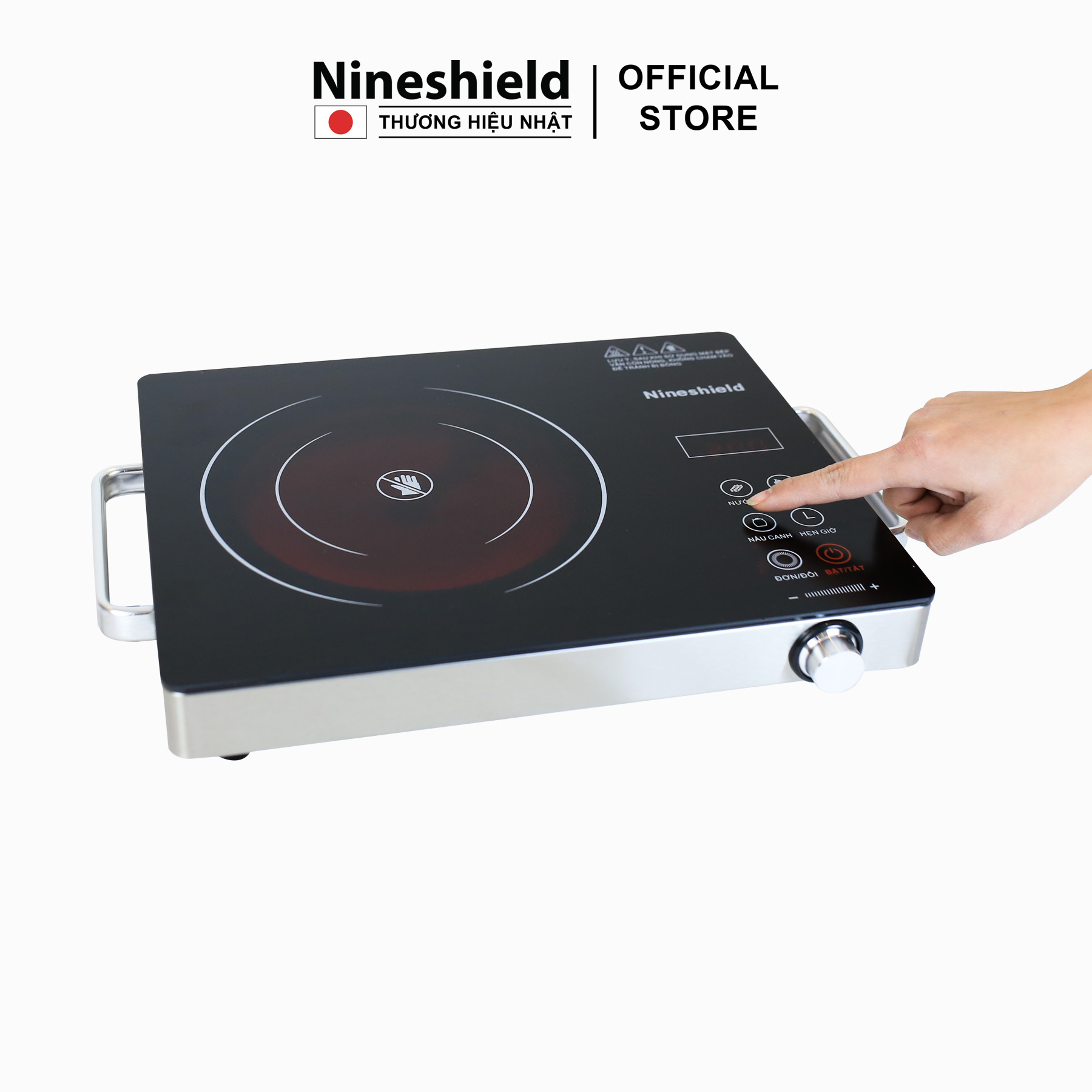 Bếp Hồng Ngoại Đơn Nhật Bản Nineshield KB-8601 - Hàng chính hãng