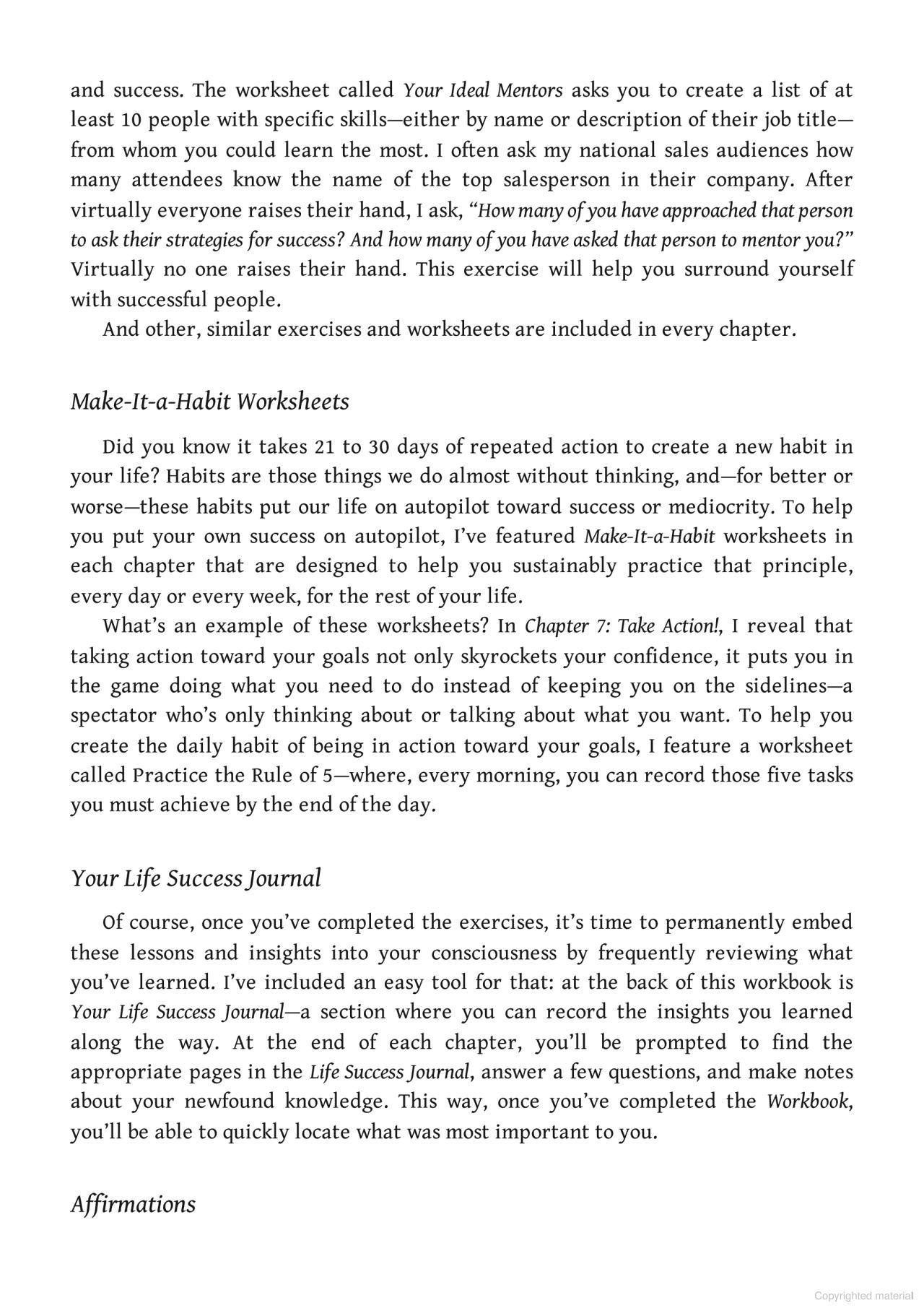 Sách ngoại văn: The Success Principles Workbook