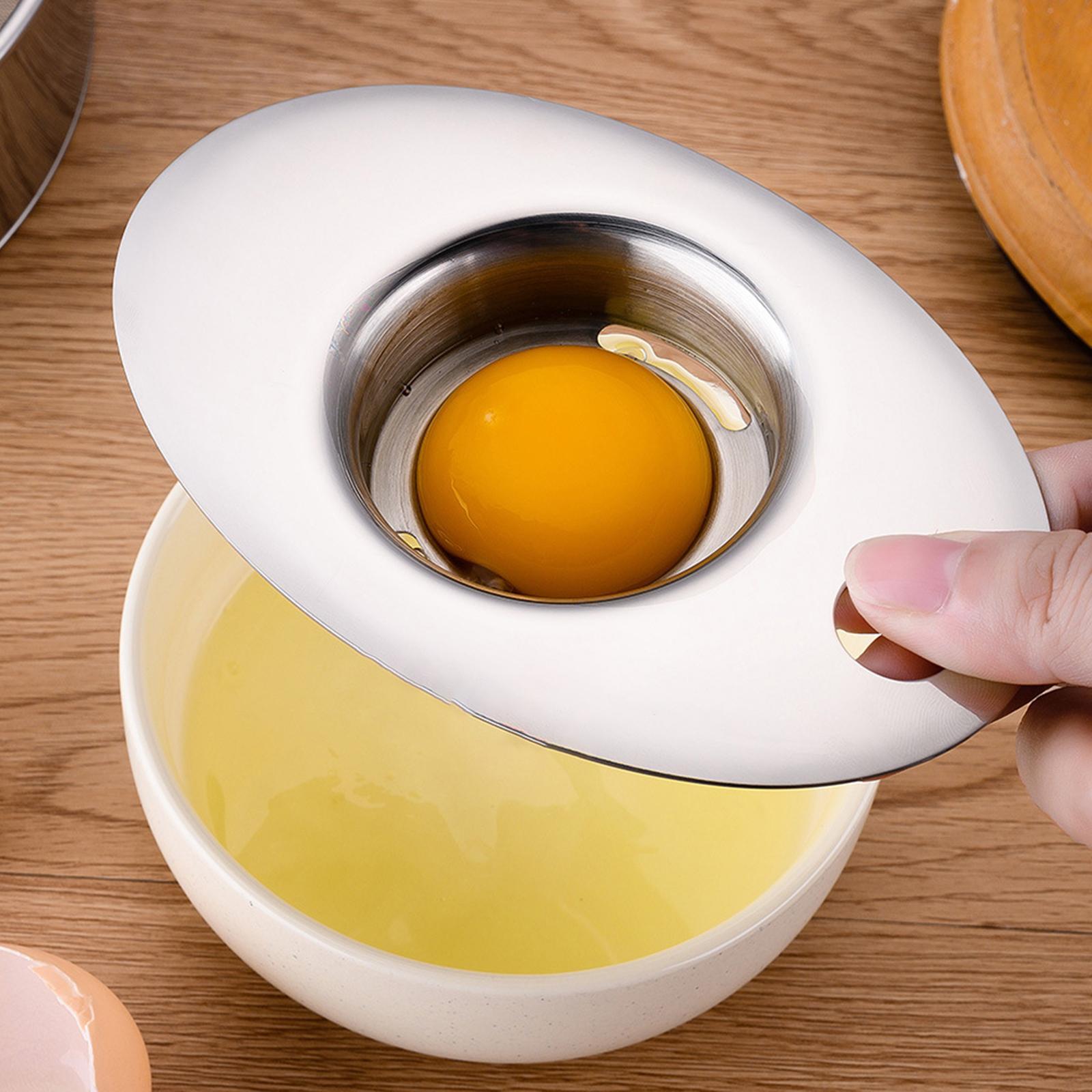 Egg Separator Sturdy Kitchen Gadget Egg White Yolk Sifting Filter for Baking