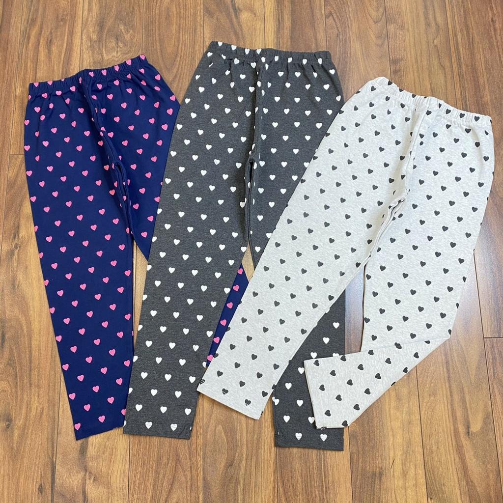 Quần thun dài, quần leggings ôm cho bé gái đi chơi đi học size 20-40kg chất cotton co giãn chuẩn form