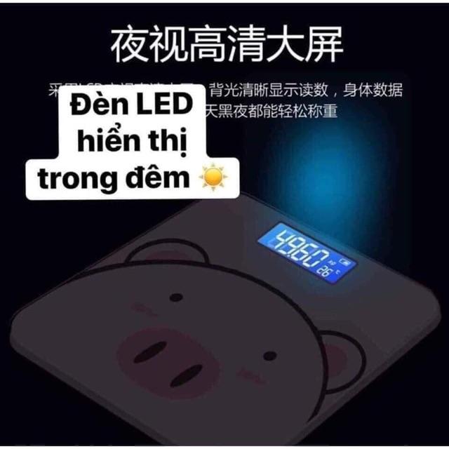 Cân điện tử 3 in 1 lợn hồng