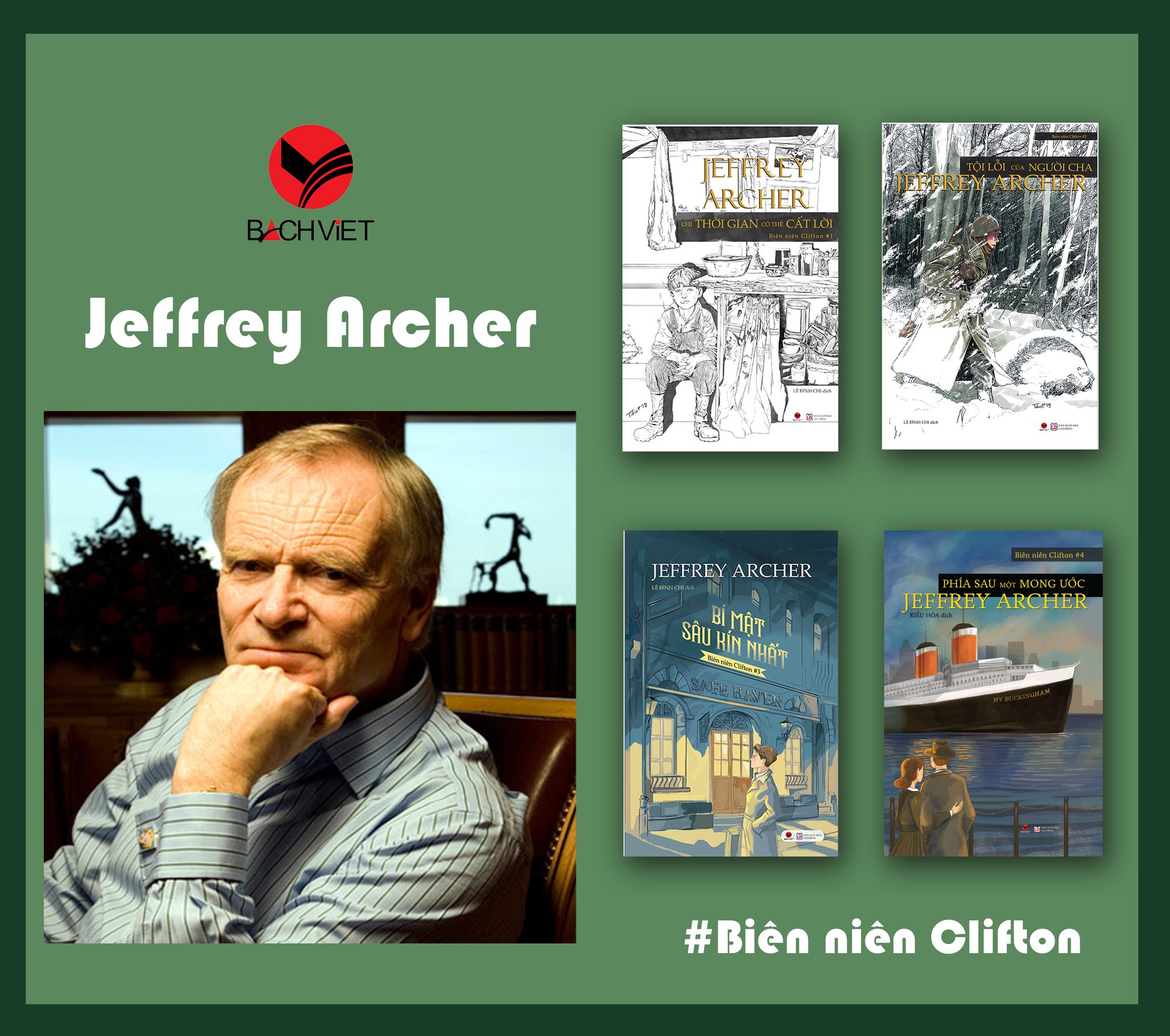 combo 4 sách của Jeffrey Archer