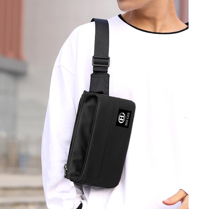 Combo Balo nam nữ thời trang Hàn quốc Bee Gee 111 + túi bao tử nam đeo chéo nam nữ du lịch tiện ích unisex thời trang Bee Gee 130 siêu đẹp chống thấm nước