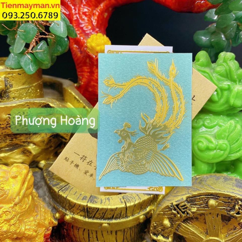 Linh phù dán điện thoại PHƯỢNG HOÀNG đẹp lung linh