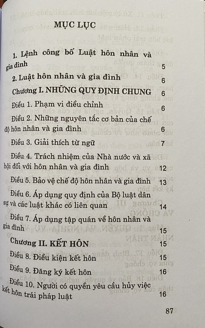 Luật Hôn Nhân Và Gia Đình