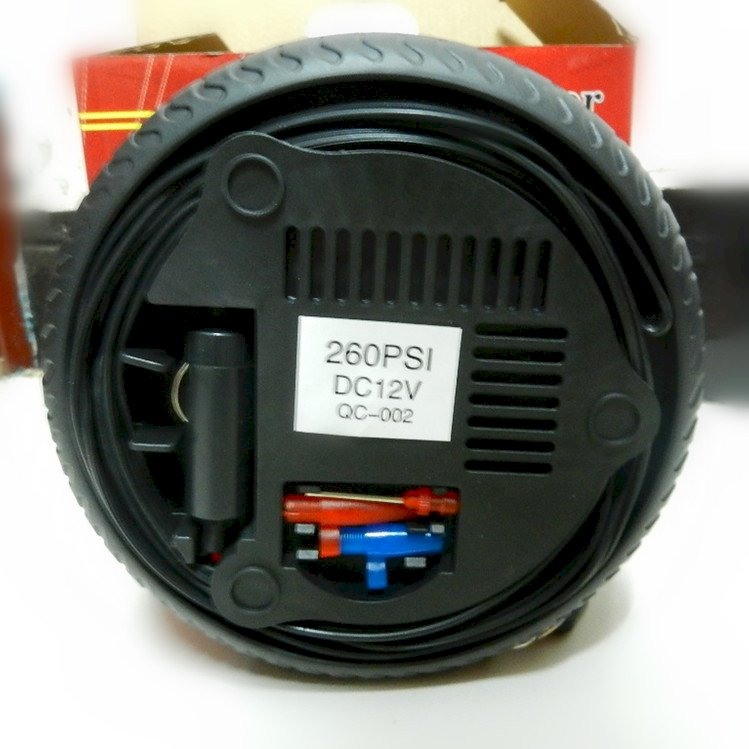 Máy bơm lốp xe hơi, ô tô mini 12V (Air Compressor) 260PSI