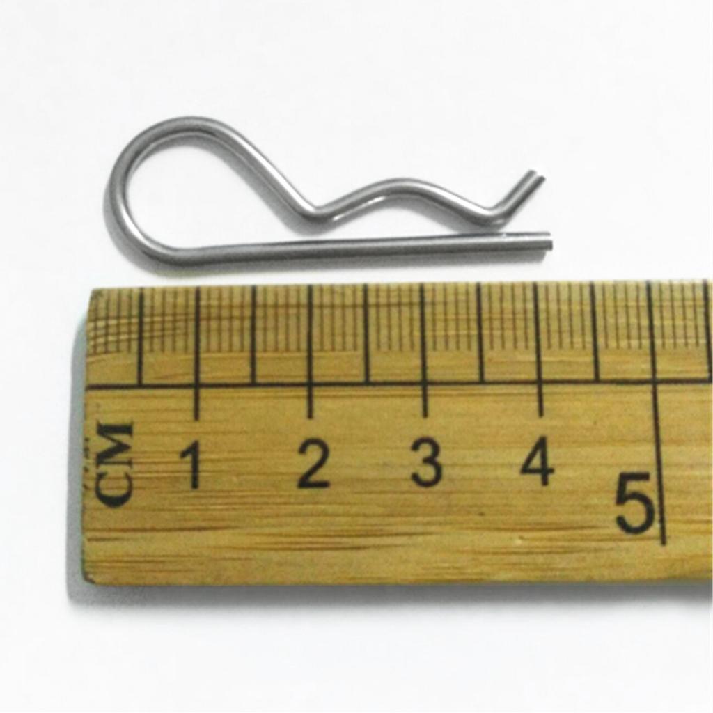 10 Miếng Mềm Thép Không Gỉ R Giữ Kẹp Lò Xo Bộ Carter Pin