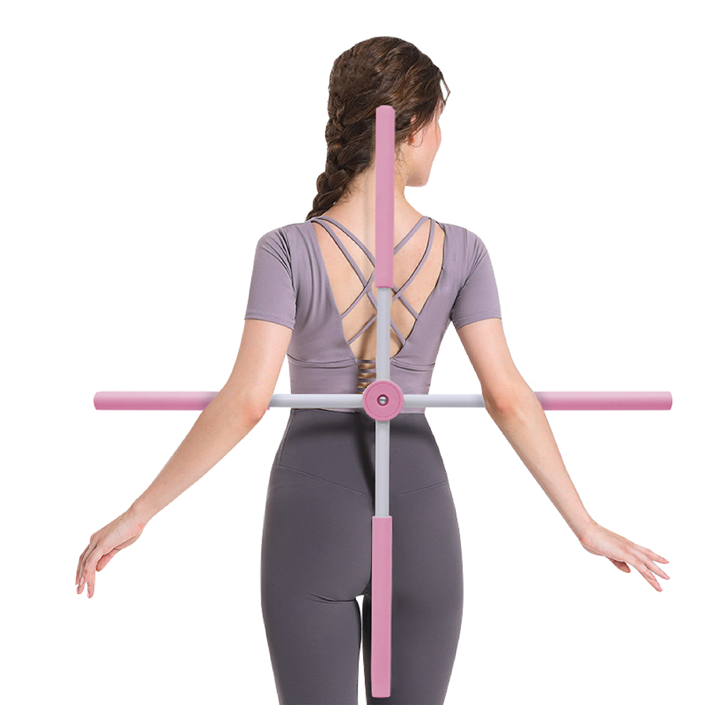 BG Gậy Tập Lưng, Vai PINK, Chống Gù, Uốn Thẳng Lưng, Gậy Tập Yoga