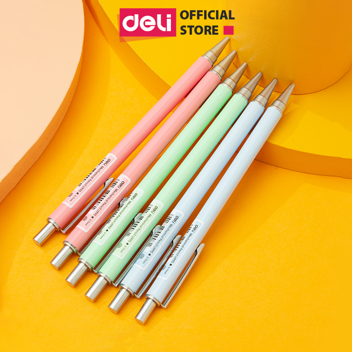Bút Chì Kim Bấm Ngòi 0.5 0.7 Màu Pastel Cute Deli - Phù Hợp Học Sinh Văn Phòng - CU994 CU995