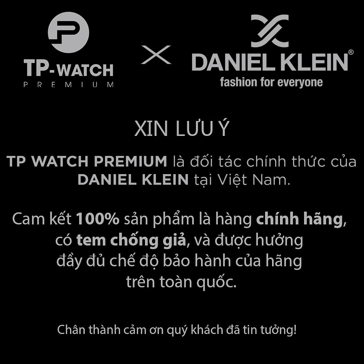 Đồng hồ nữ dây da Daniel Klein DK.1.12552.5