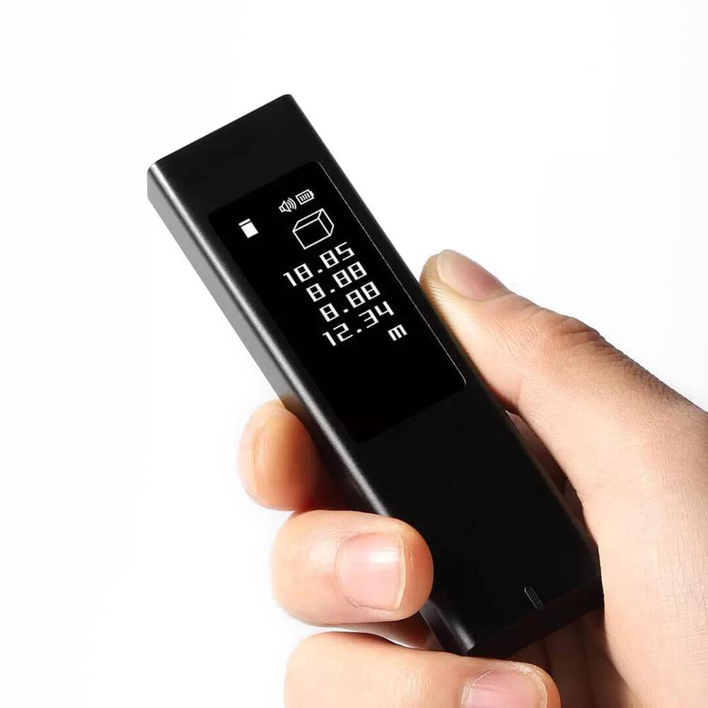 40m LS5 Portable Laser Rangefinder High Precisions OLED Touchable Screen Linear Continuous Measurement Area Pythagorean
