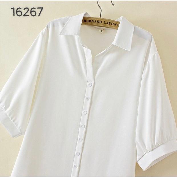 Áo Sơ Mi BIG SIZE tròng nhiều nút 16267