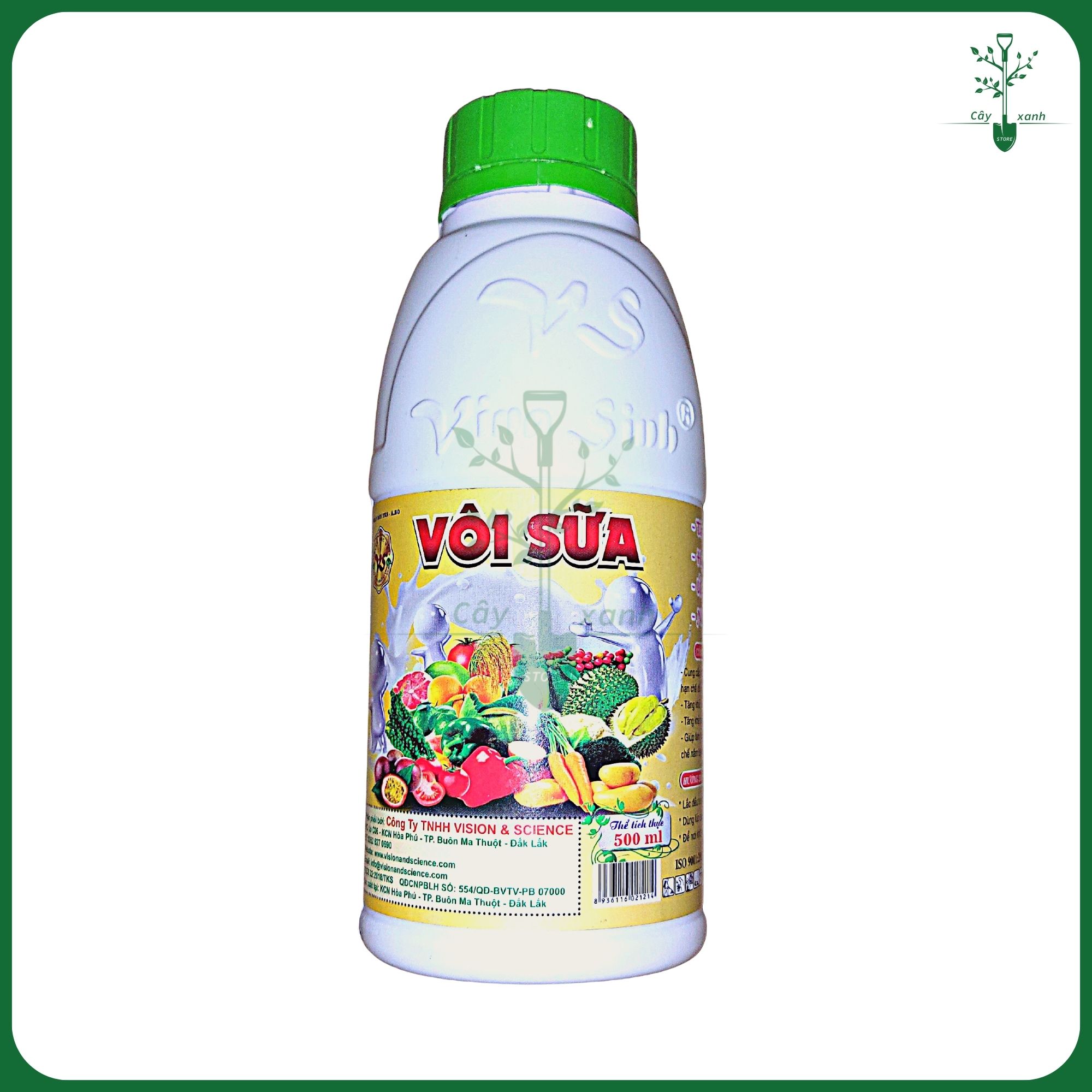 VÔI SỮA - Làm Khô Vết Bệnh, Ổn Định PH Đất Cây Trồng, hạ phèn nhanh - Chai 500ml - Cây Xanh Store