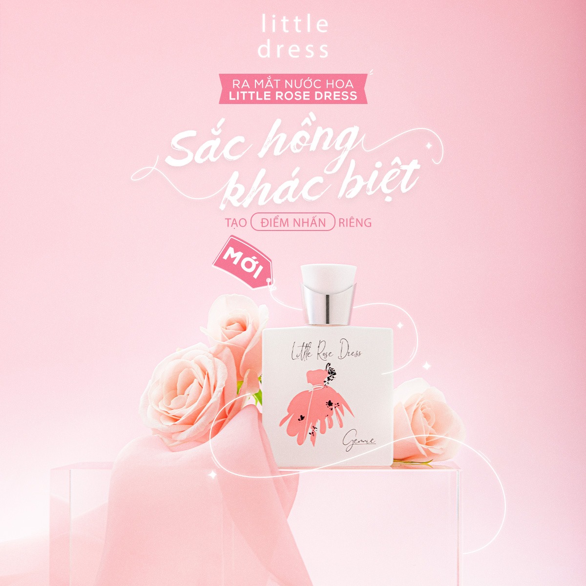 Nước Hoa Nữ Gennie Little Rose Dress 50ml Chính Hãng