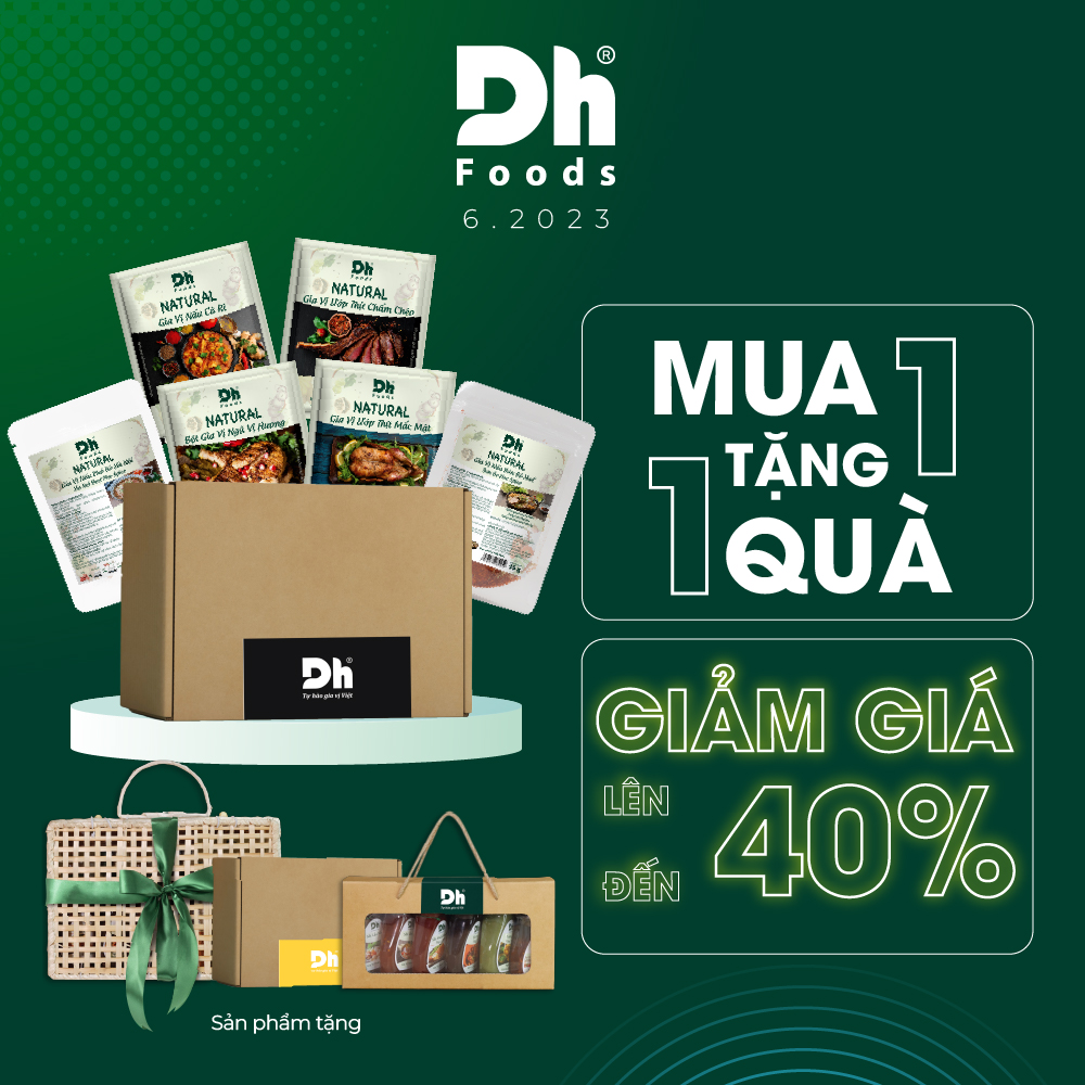 Hộp Gia Vị Nấu Ướp Dh Foods - Set 2 loại nguyên liệu nấu Phở - Bún Bò và 4 loại nguyên liệu ướp thịt nướng