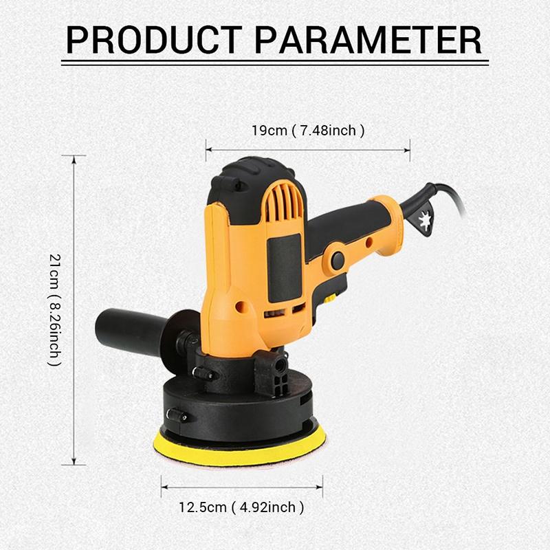 Máy đánh bóng ô tô điện 220V Máy đánh bóng tự động Máy đánh bóng tốc độ có thể điều chỉnh Công cụ đánh bóng chà nhám