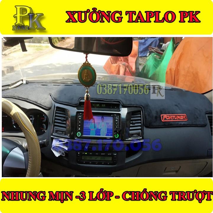 THẢM TAPLO FORTUNER –THẢM TAPLO NHUNG FORTUNER- CHUẨN FORM