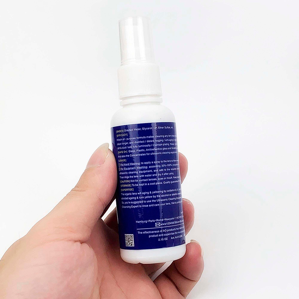 Dung dịch vệ sinh, làm sạch kính đeo mắt 60ml Sportslink chuyên dụng cho tất cả kính bơi, kính cận