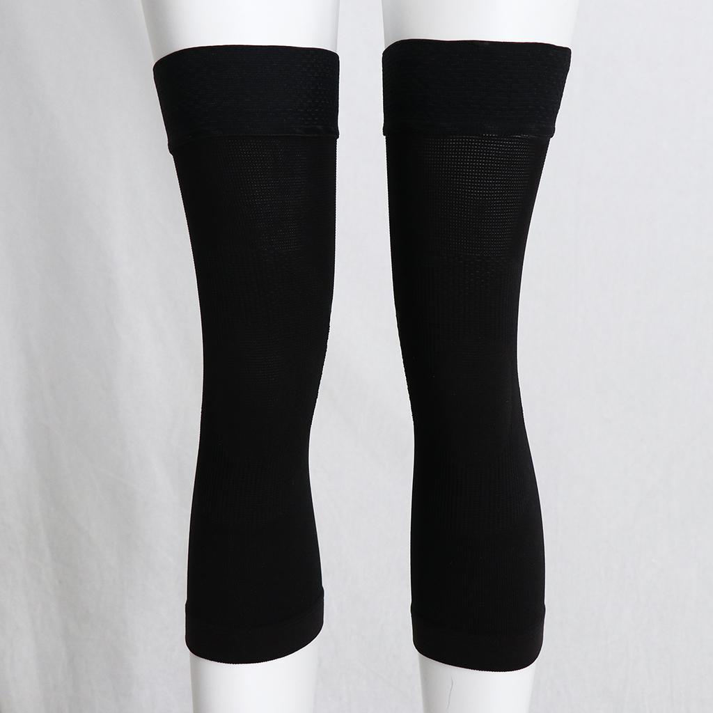 1 Pair Elastic Compression Leg Sleeves Sports Football Basketball Cycling Leg Knee Long Sleeve Socks