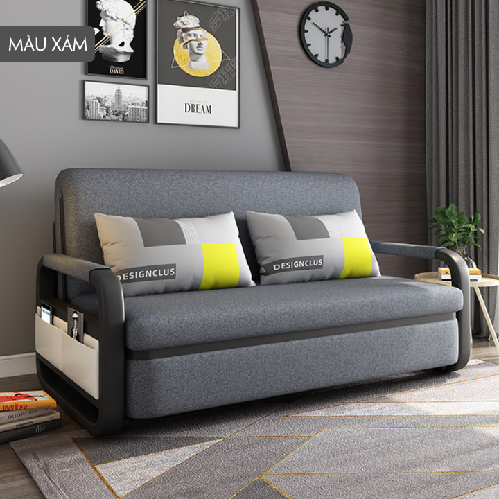 Ghế sofa giường kéo thông minh đa chức năng Giường khung thép gấp gọn bền bỉ và hiện đại thích nghi mọi không gian sử dụng