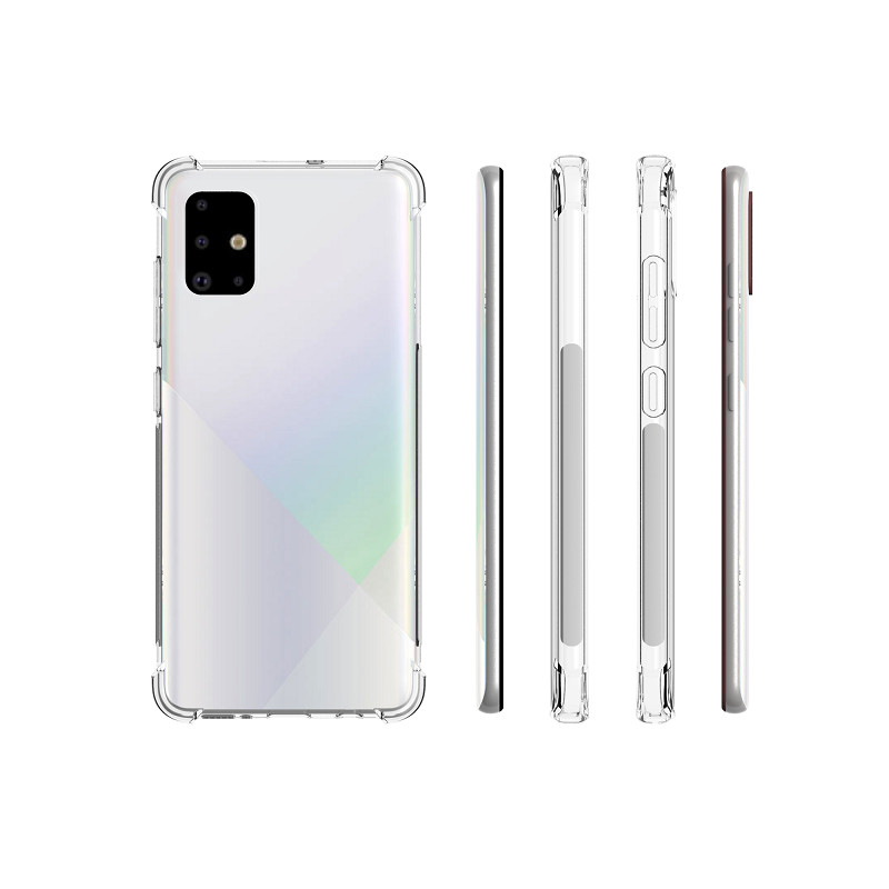 Ốp lưng silicon dẻo trong chống sốc dành cho Samsung A71