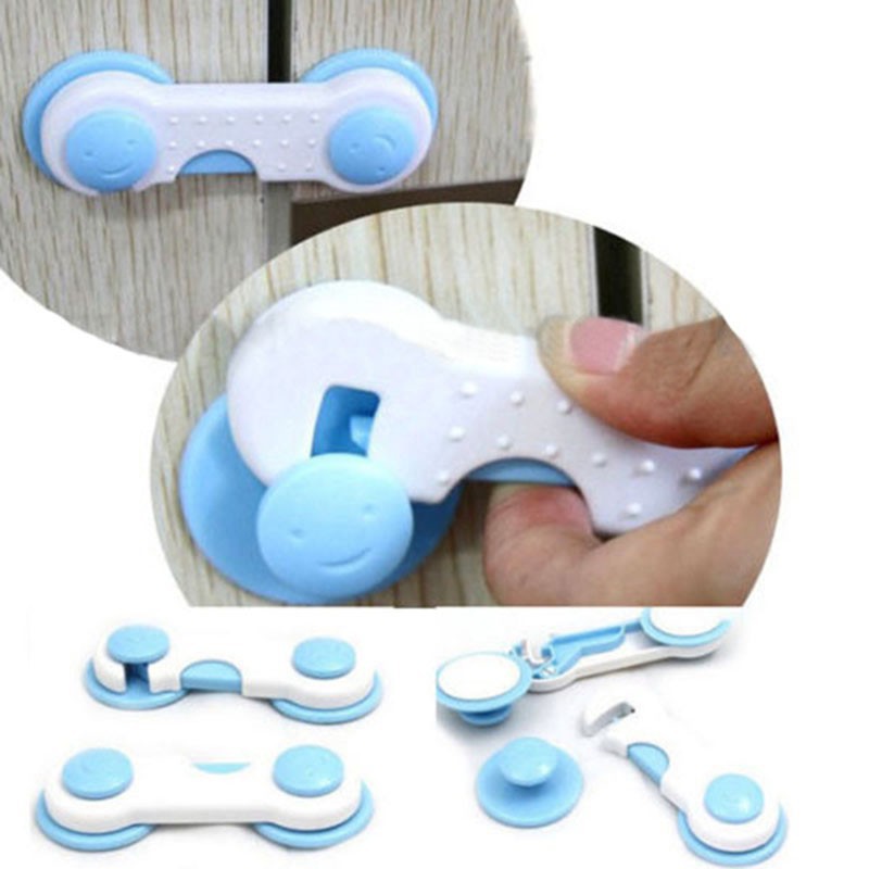 combo 2 Khóa tủ lạnh, khóa cánh tủ, ngăn kéo tủ an toàn cho bé