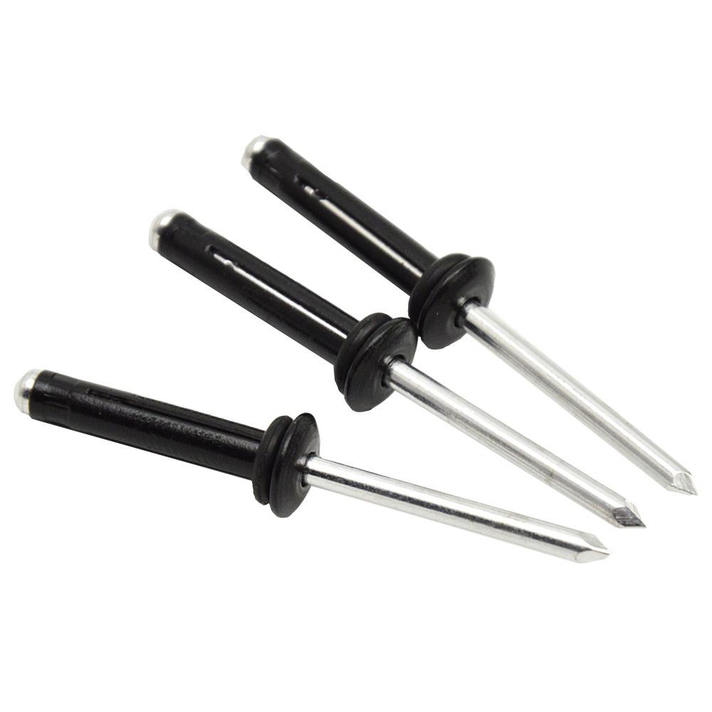 Đinh tán bằng nhôm Tri-Grip Nylon Bungee Dây giảm chấn Dây treo hình chữ J Buộc xuống Bộ móc treo cho thuyền chèo thuyền kayak