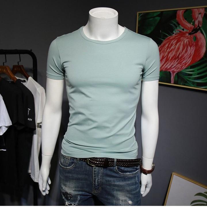 Áo Thun Nam Trơn Cổ Tròn Style