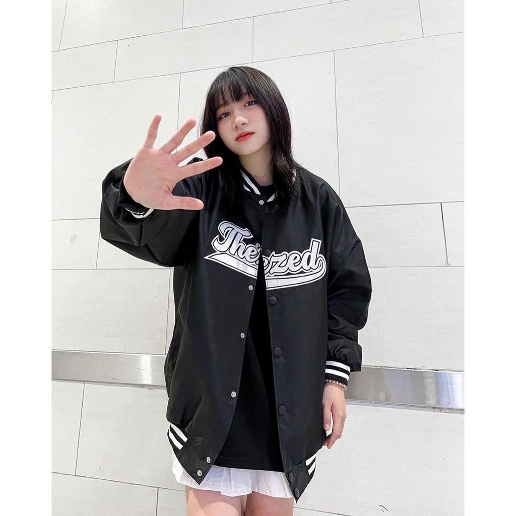 Áo khoác Bomber Unisex  Closet - Jacket khóa kéo tay bồng form dáng rộng bigsize nam nữ ulzzang